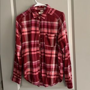 Red and pink flannel